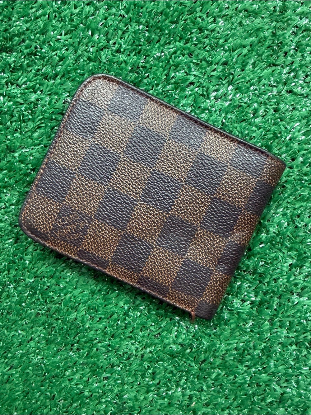 Louis Vuitton Brown Damier Canvas Bi-Fold Wallet